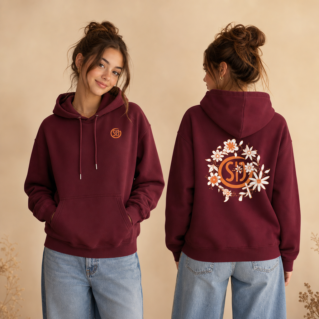 Hoodie ,,Gamechanger" -  Logo Blumen
