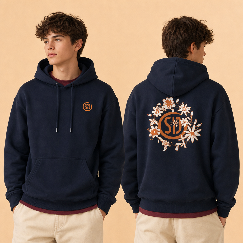 Hoodie ,,Gamechanger" -  Logo Blumen