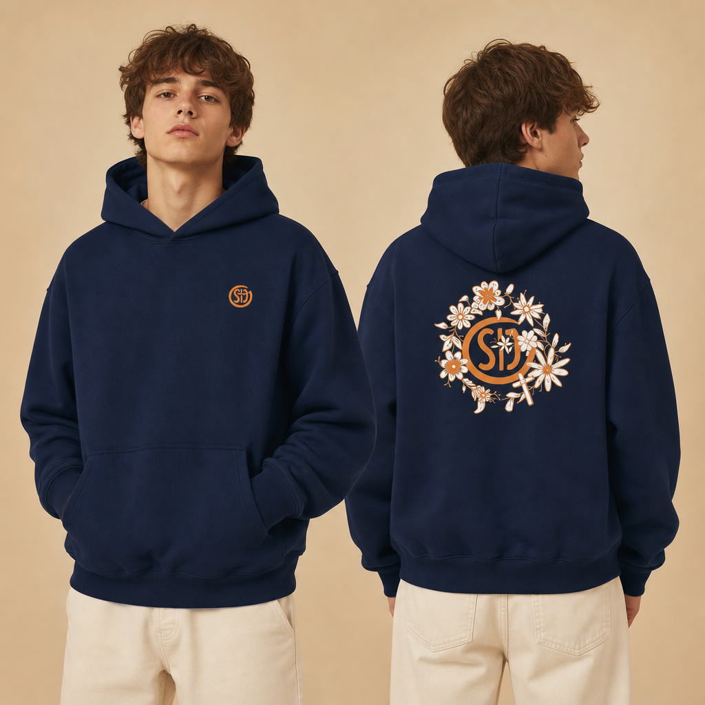 Hoodie ,,Travis" - Logo Blumen
