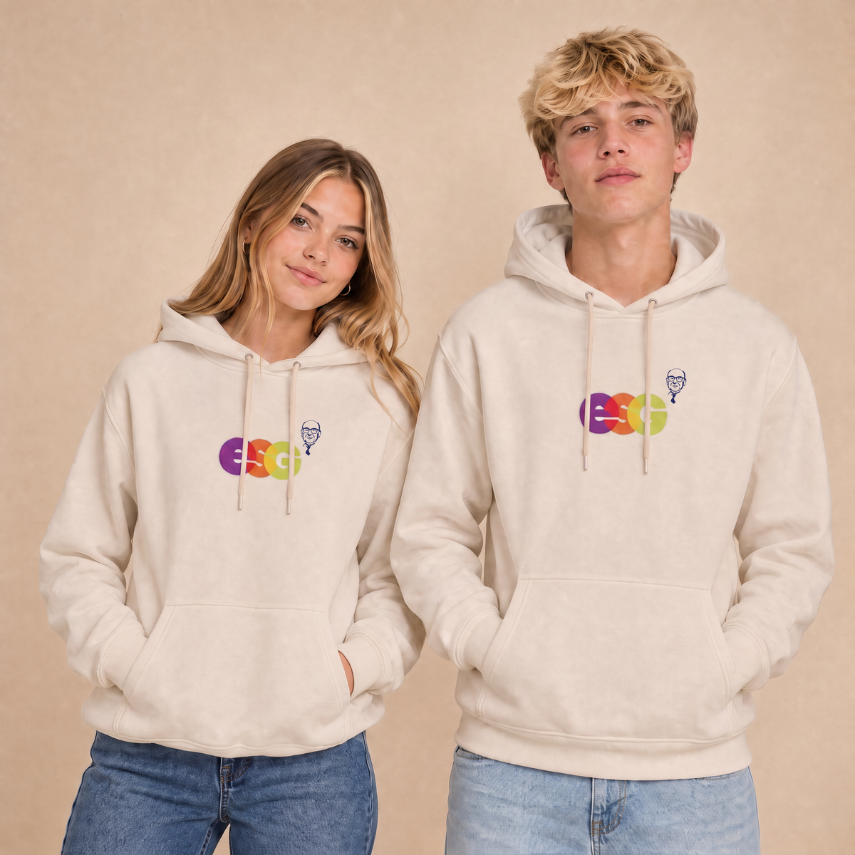 Bio Unisex Hoodie ,,Cruiser" (Logo mittig)