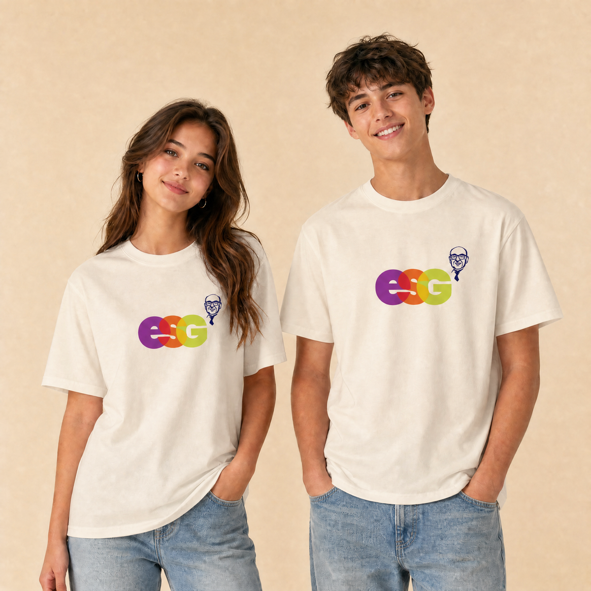 Unisex T-Shirt ,,Harry" (Logo mittig)