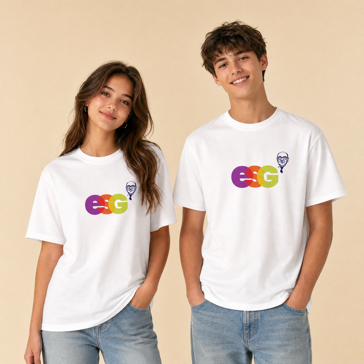 Unisex T-Shirt ,,Harry" (Logo mittig)