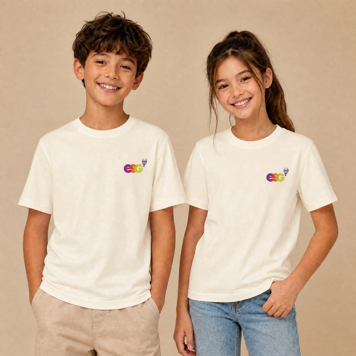 Bio Kinder T-Shirt ,,Creator" (Logo seitlich)