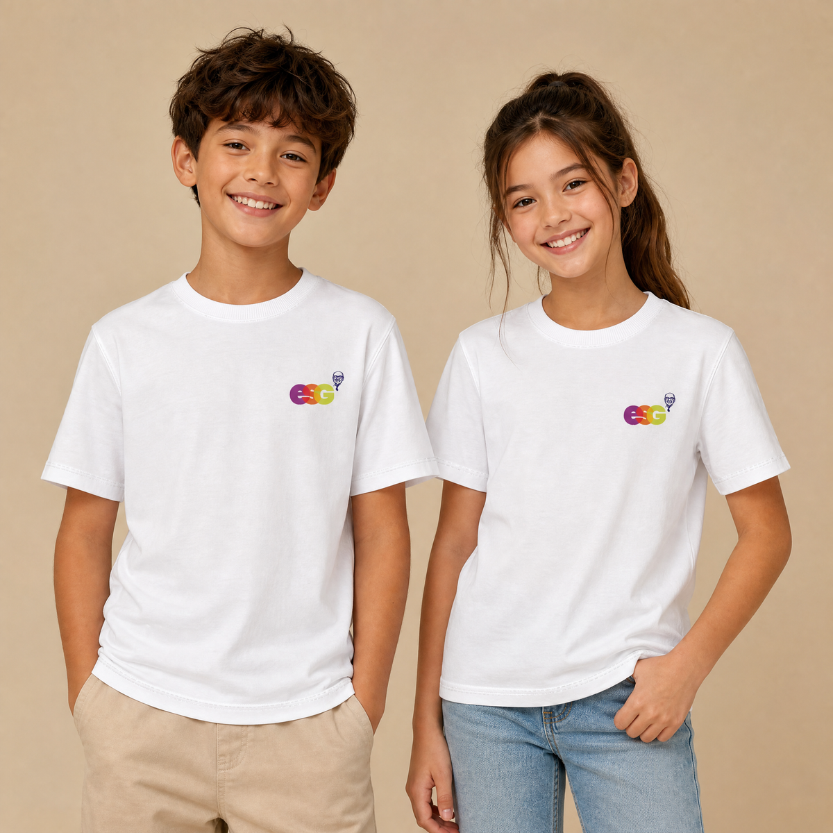 Bio Kinder T-Shirt ,,Creator" (Logo seitlich)