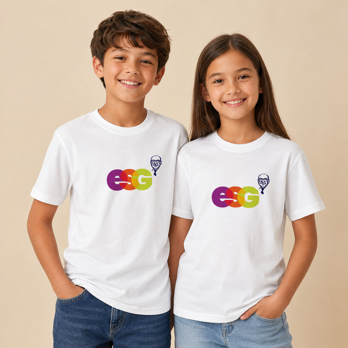 Bio Kinder T-Shirt ,,Creator" (Logo mittig)