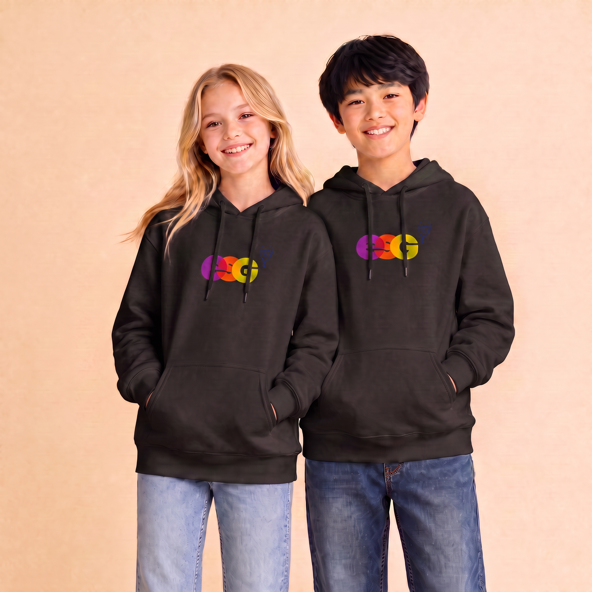 Kinder Hoodie ,,Willi" (Logo mittig)