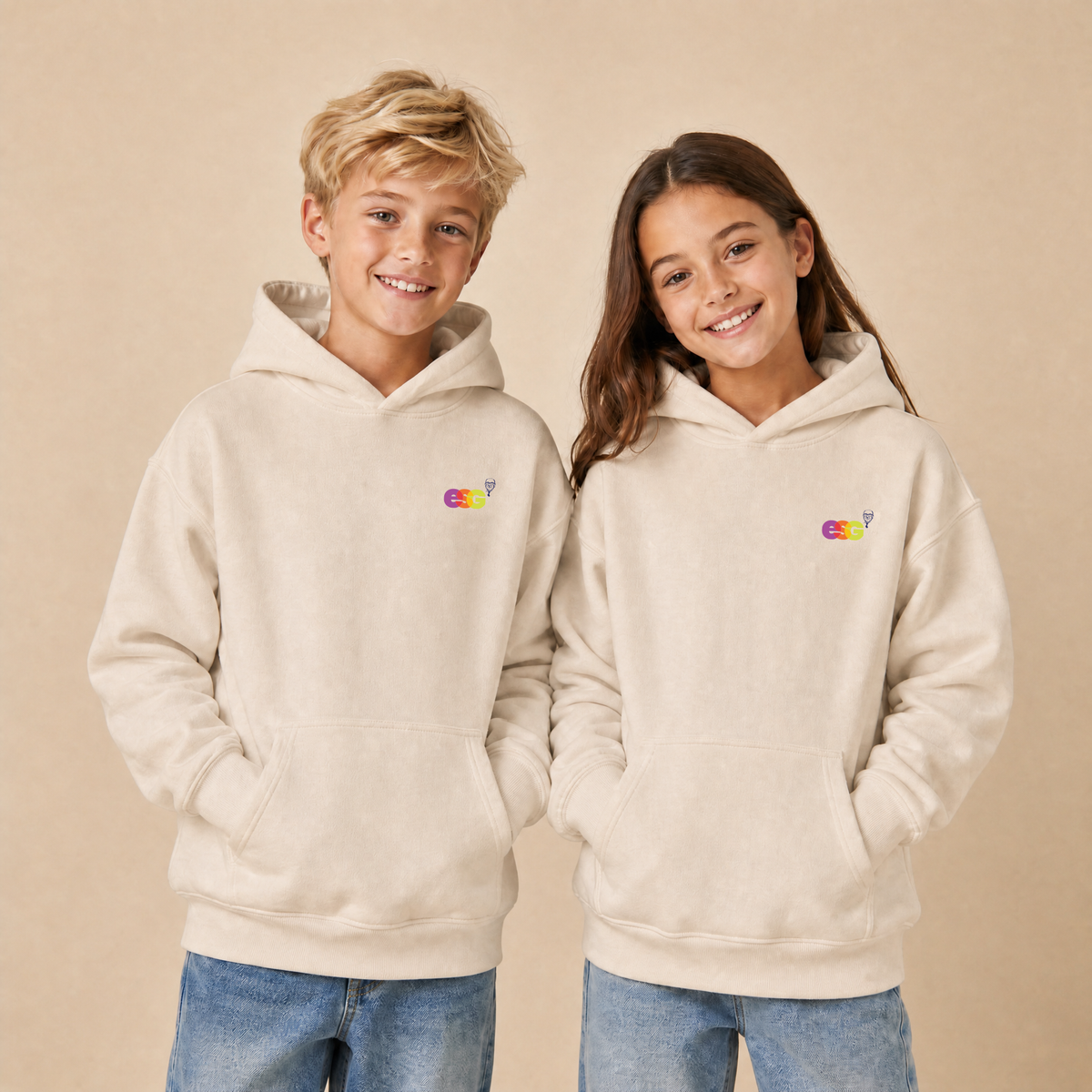 Bio Kinder Hoodie ,,Cruiser" (Logo seitlich)