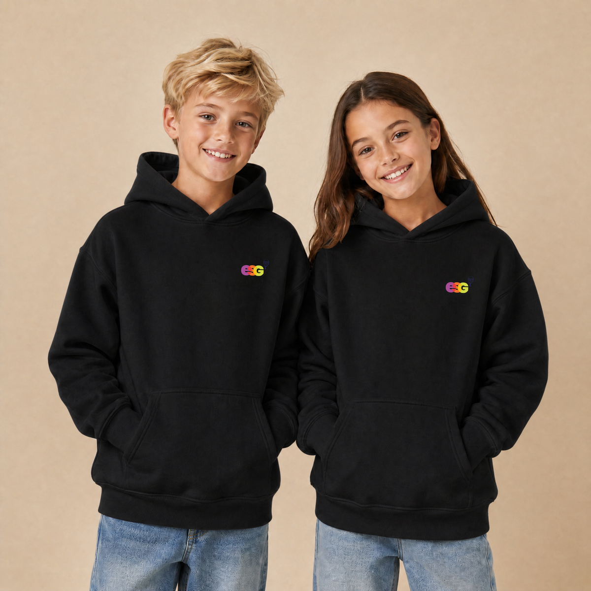 Bio Kinder Hoodie ,,Cruiser" (Logo seitlich)