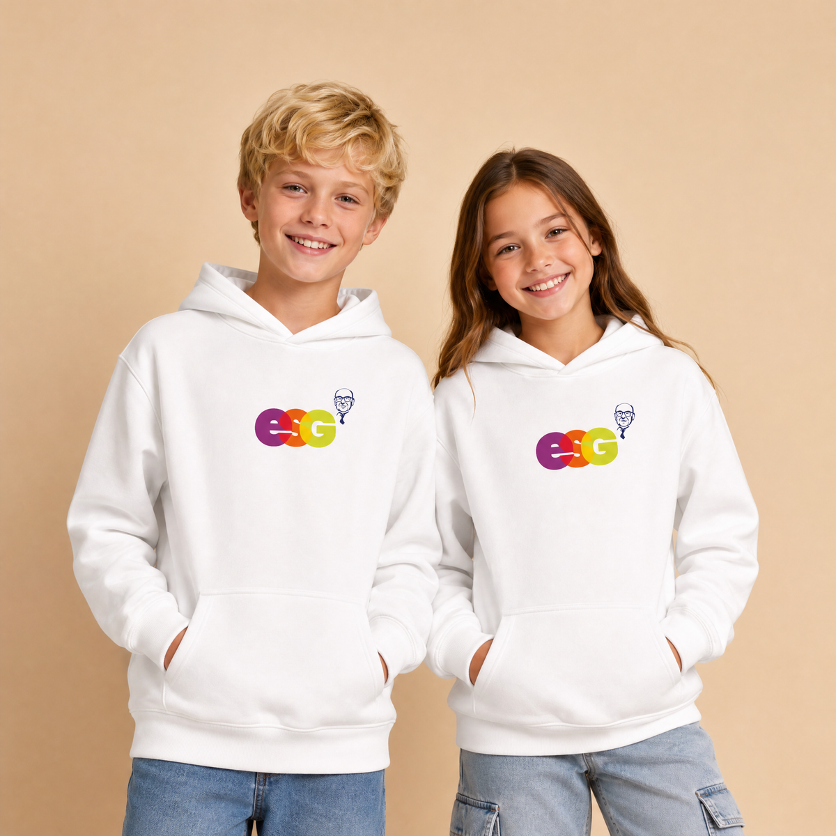 Bio Kinder Hoodie ,,Cruiser" (Logo mittig)
